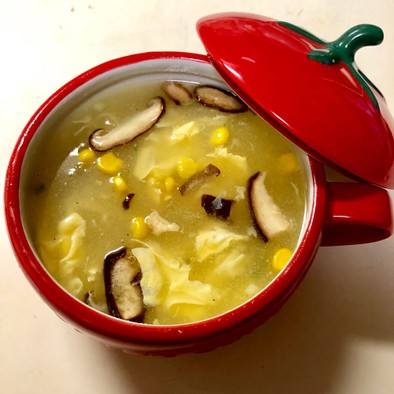 お気軽に中華コーンスープの写真