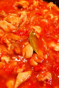 簡単チキンのトマト煮カチャトラ風