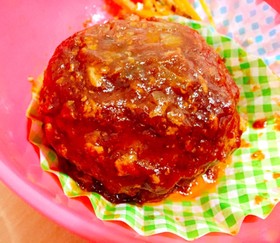 肉感しっかり♡煮込みハンバーグ