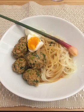 肉団子の冷やし坦々麺!