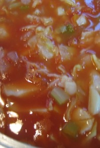 ひよこ豆とチキンのトマトスープ