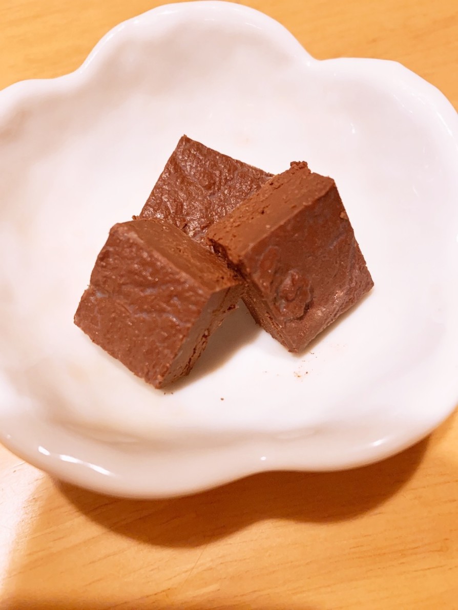 豆腐de生チョコの画像