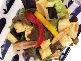 糖質オフ!サックサク高野豆腐のサラダ