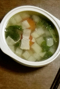 中華風のスープ