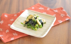 妊娠、授乳に!ピーマンとしらすの海苔和え