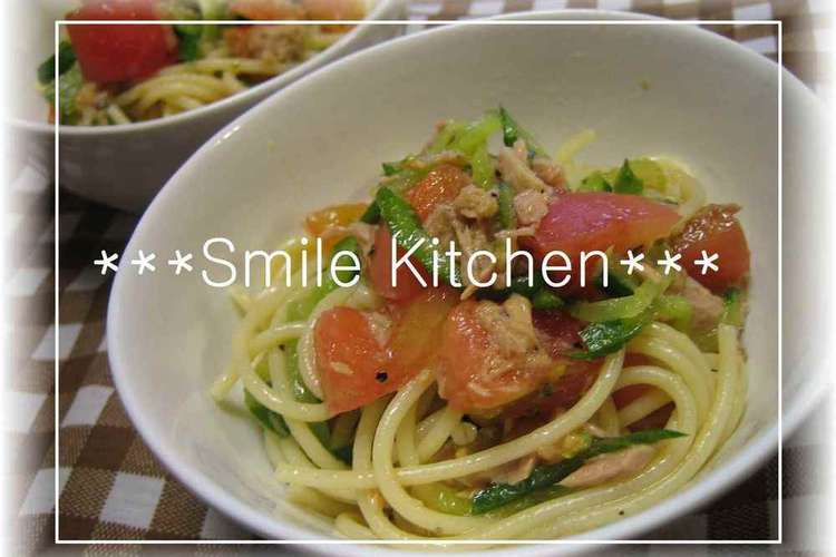 ツナとトマトの冷製パスタサラダ レシピ 作り方 By 3匹の子ブタｍａｍａ クックパッド 簡単おいしいみんなのレシピが358万品