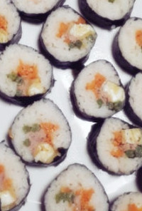 野菜メインの簡単「巻き寿司」