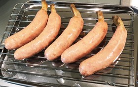 骨つきウィンナー を焼く前に一手間!