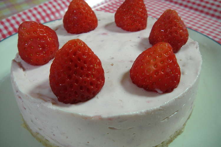 いちごたっぷり いちごのレアチーズケーキ レシピ 作り方 By Tomominn クックパッド