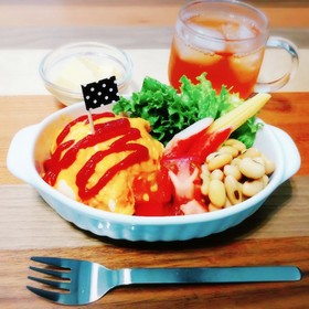 ケチャップごはんが美味しい♡オムライス