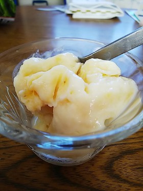 夏バテ防止の塩バナナアイス