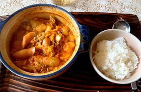 簡単キムチチゲ