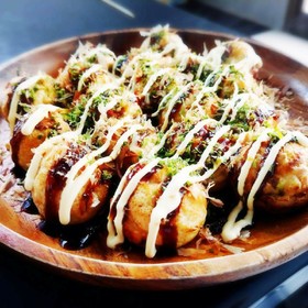 青ネギたっぷり カリっトロっな たこ焼き