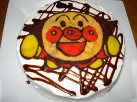 アンパンマンケーキ