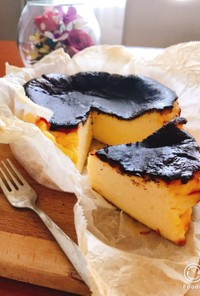 真っ黒が美味しい♡♡バスク風チーズケーキ