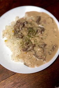 簡単･マキシマムのビーフストロガノフ