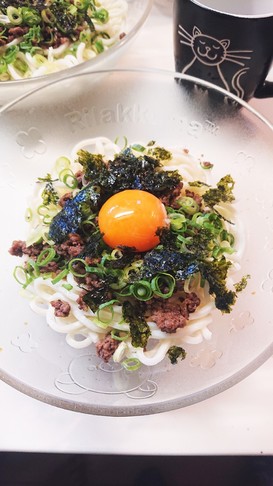 簡単!冷まぜうどん