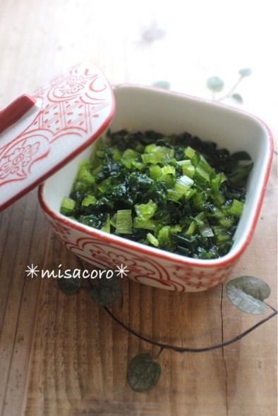 m小松菜の漬物の写真