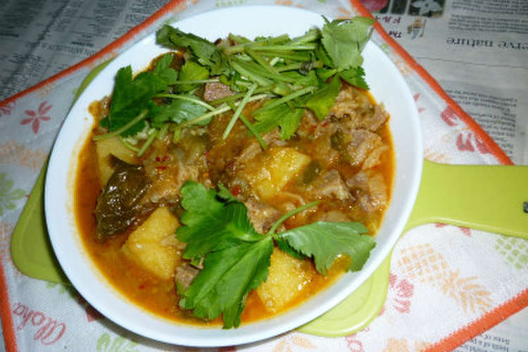 無加水鍋で牛カッパのレッドカレー レシピ 作り方 By Aranjuez5 クックパッド 簡単おいしいみんなのレシピが357万品