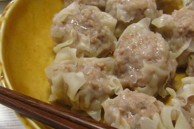 旨味たっぷり 柔らかホタテシューマイ レシピ 作り方 By 満月1500 クックパッド 簡単おいしいみんなのレシピが361万品