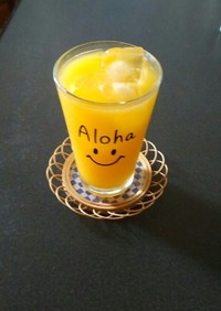オレンジ炭酸水ジュース