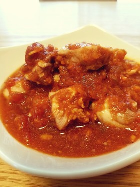 炊飯器で柔らか~い⭐チキンのトマト煮込み