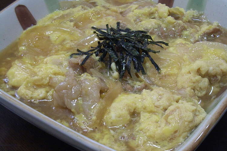 豚と玉ねぎの卵とじ レシピ 作り方 By ｍｉｋｅちゃん クックパッド 簡単おいしいみんなのレシピが354万品