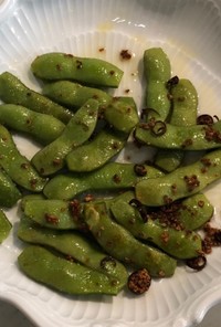 超簡単 枝豆のペペロンチーノ