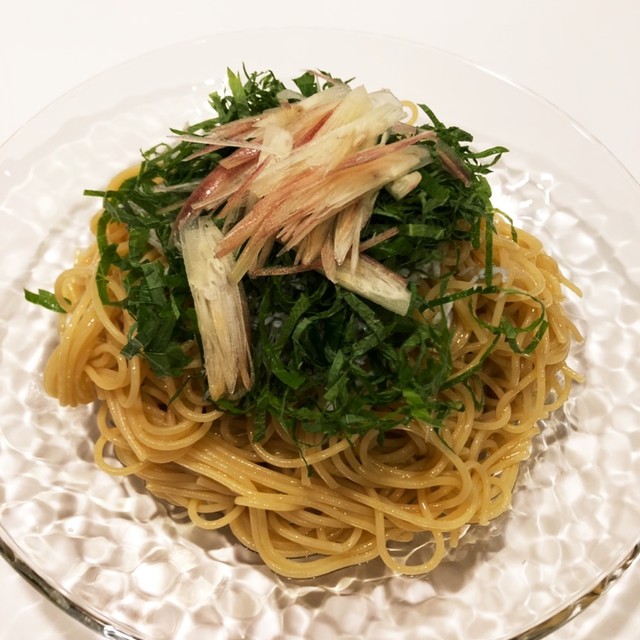 大葉としらすの冷製パスタ レシピ 作り方 By Pika77 クックパッド 簡単おいしいみんなのレシピが361万品