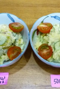 【レンジ】200ｗ調理でポテトサラダ