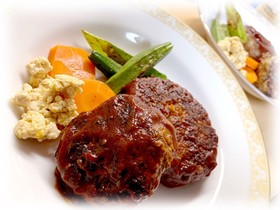 健康&ダイエット♡我が家の豆腐ハンバーグ