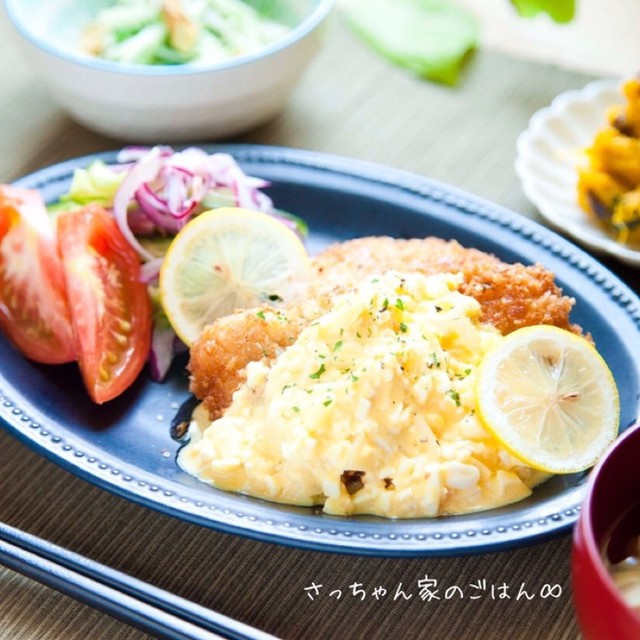 かじきまぐろフライ レモンタルタルソース レシピ 作り方 By さっちゃん家のごはん クックパッド 簡単おいしいみんなのレシピが353万品