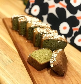 ◎しっとり抹茶のプロテインケーキ◎