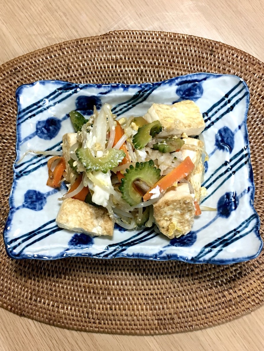ゴーヤチャンプル豆腐アピールバージョンの画像