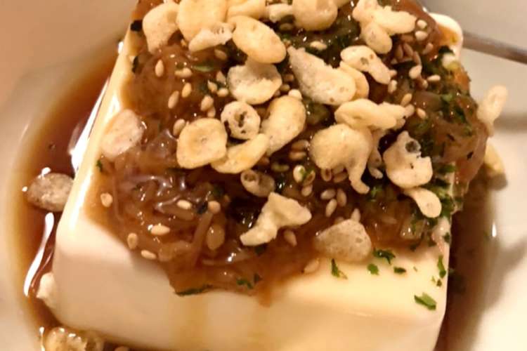 夜中のおやつ 簡単冷奴 レシピ 作り方 By お豆腐屋さん クックパッド 簡単おいしいみんなのレシピが360万品