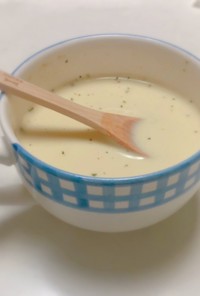 レンジで簡単 豆乳スープ