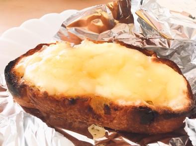 レーズンハニーチーズトースト♪の写真