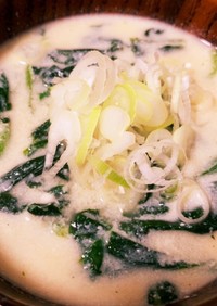 ヘルシー♡豆腐でクリームミソスープ