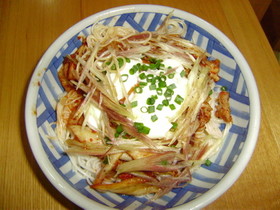 夏の簡単ランチ第三弾☆豚キムそうめん