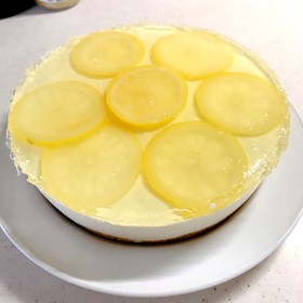レモンのレアチーズゼリーケーキ♪