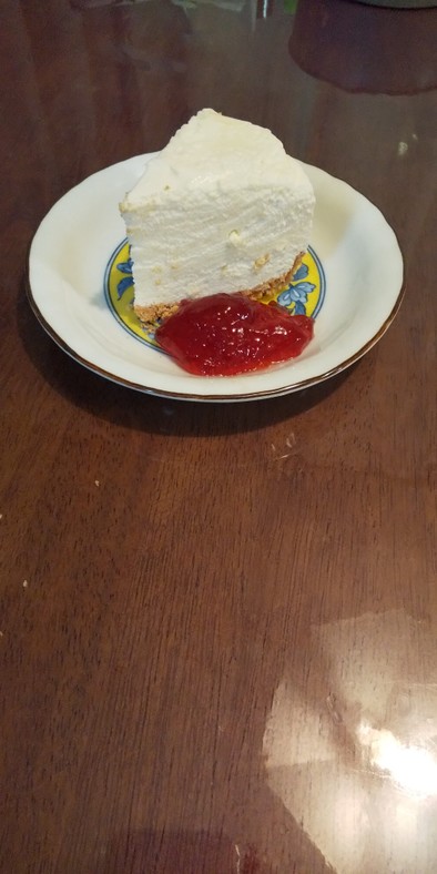 【あっさり】レアチーズケーキの写真