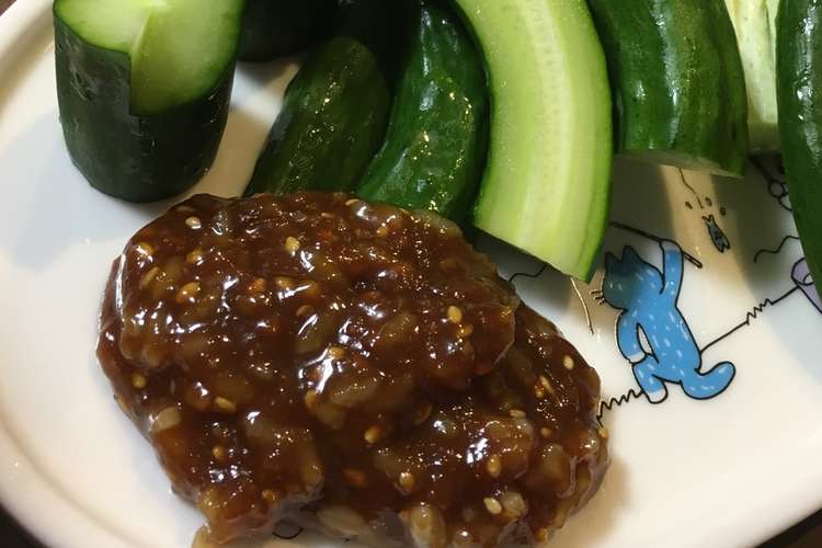 簡単 ツブツブ食感もろみ味噌風 レシピ 作り方 By 毛玉の親父 クックパッド 簡単おいしいみんなのレシピが354万品