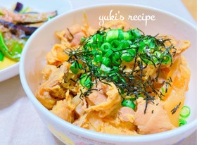 楽チン♬麺つゆの親子丼
