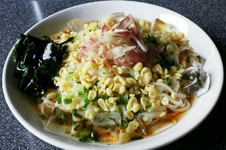 超簡単 冷やしたぬきうどん レシピ 作り方 By シモニャンฅ ﻌ ฅ クックパッド 簡単おいしいみんなのレシピが352万品