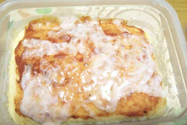 アレンジ おから蒸しパン ピザトースト風 レシピ 作り方 By ゆう ダイエット中 クックパッド