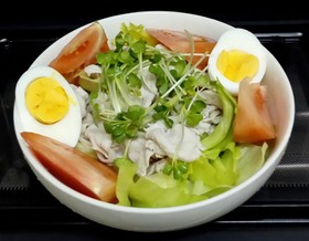 ダイエット?主食サラダ 豚しゃぶ