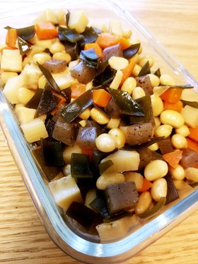もりもり食べれる!減塩⭐五目豆⭐