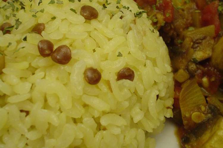 カレーのお供に エキゾチックな豆ご飯 レシピ 作り方 By J Dog クックパッド 簡単おいしいみんなのレシピが355万品