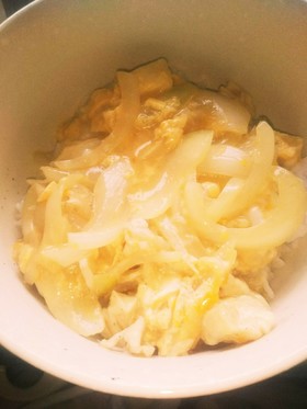 電子レンジで、簡単親子丼