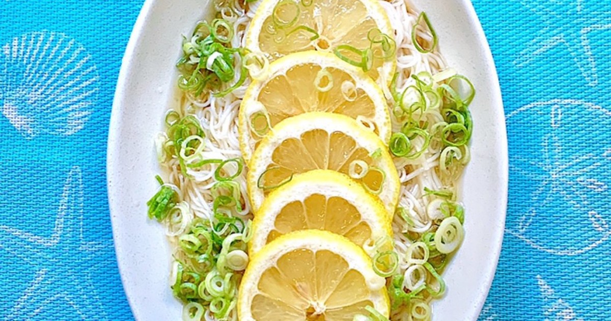 レモンそうめん 市販の麺つゆで簡単 レシピ 作り方 By ローズ ローズ06 クックパッド 簡単おいしいみんなのレシピが356万品